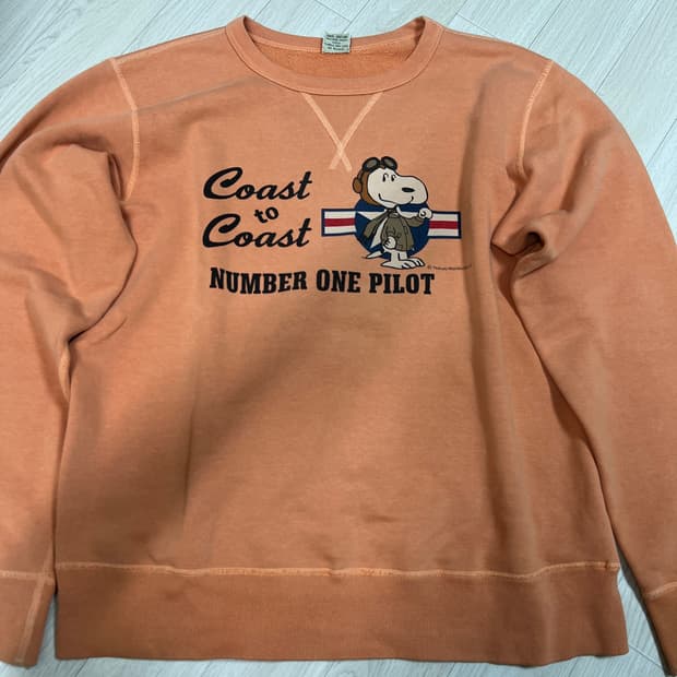 택포9) 버즈릭슨 스누피 스웻셔츠 L