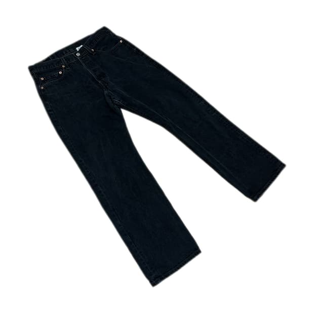 리바이스 00s 501xx 블랙 데님팬츠 W33 L30