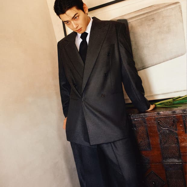 [차은우 착용] 생로랑 수트 풀셋 48사이즈