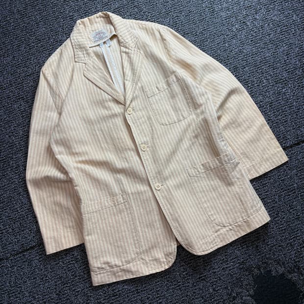 90s 아르마니 스트라이프 블레이져 자켓 3651