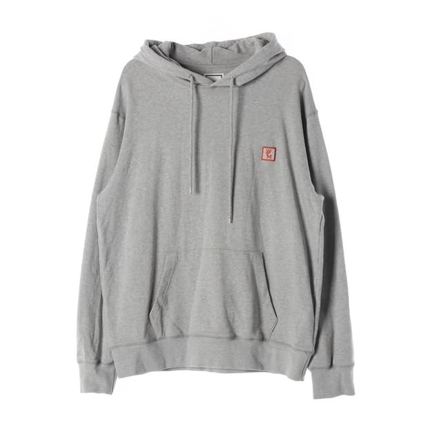 WOOYOUNGMI 백로고 그레이 후드티 50