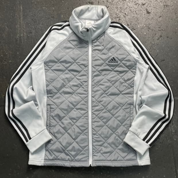 100 아디다스 퀄팅 트랙탑 져지