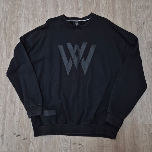 라이프워크 빅나염로고 코튼 오버핏 맨투맨 M(95)