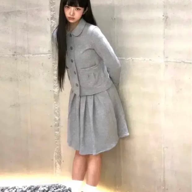 구해요) 코이세이오 코지 셋업 세트 2사이즈 그레이