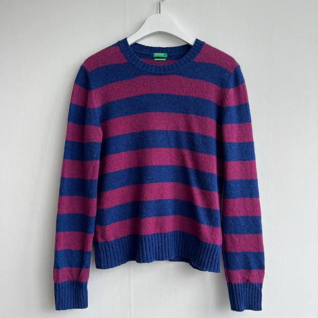 Benetton 베네통 스트라이프 니트