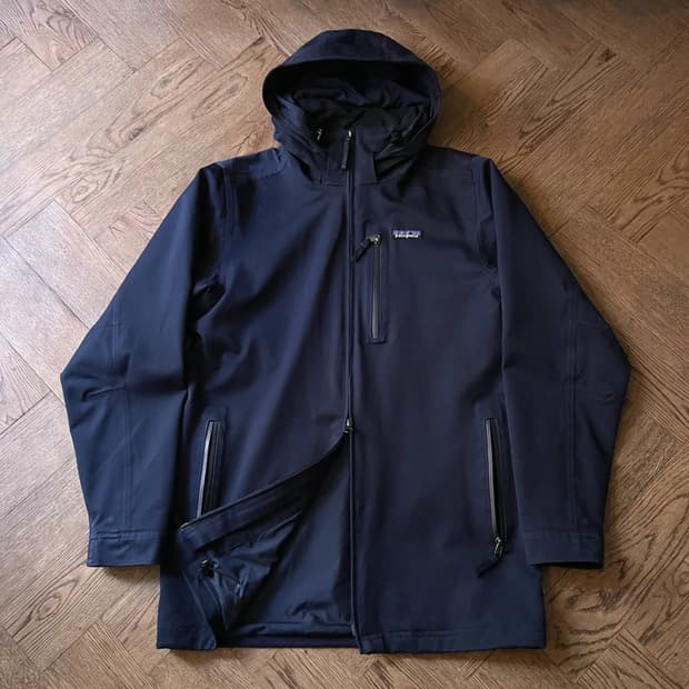 [S]파타고니아 H2NO 네이비 워터프루프 윈드브레이커 자켓