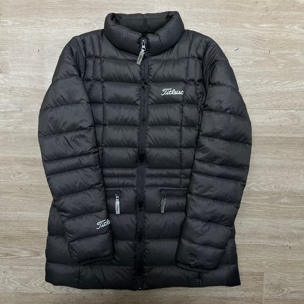 타이틀리스트 여성 골프웨어 덕다운 경량패딩 점퍼 [블랙] M/95