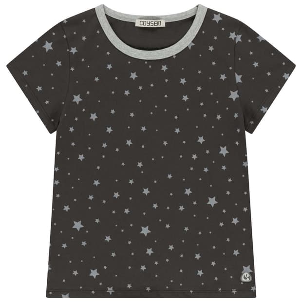 코이세이오 밀키 스타 반팔 차콜