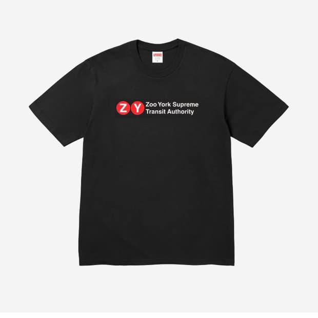 Supreme x Zoo York Transit T-Shirt Black