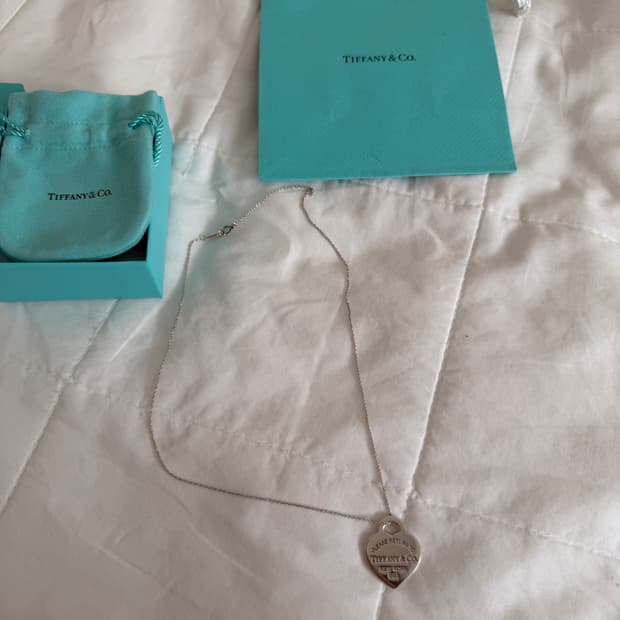 티파니앤코 리턴투티파니 하트 목걸이 미디움 60cm