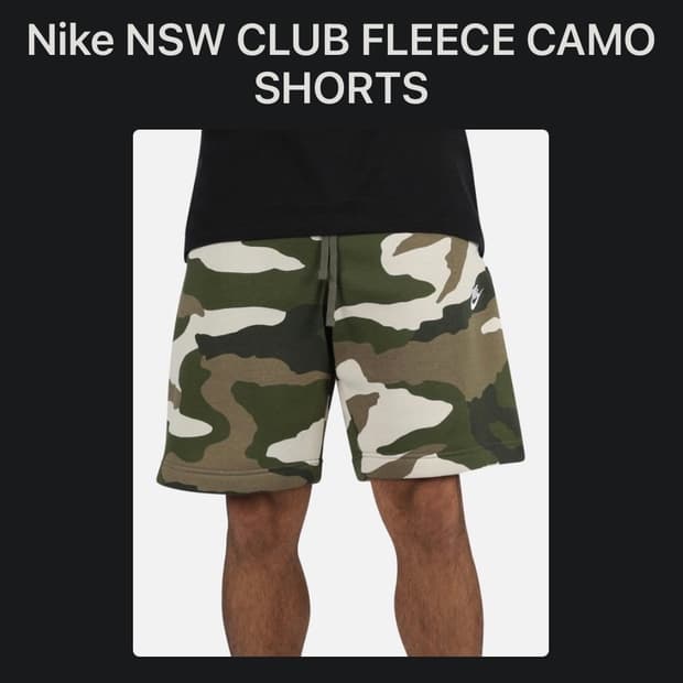 나이키 카모 반바지 M CJ9931-223