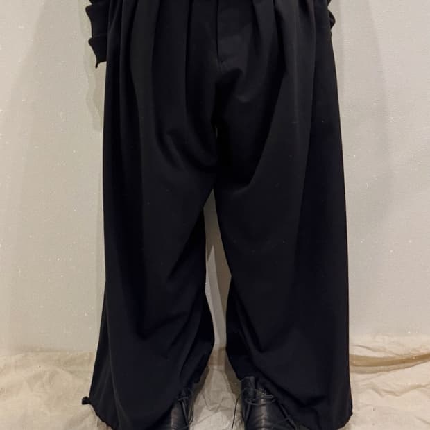 요지야마모토 20ss 하카마 벌룬 팬츠