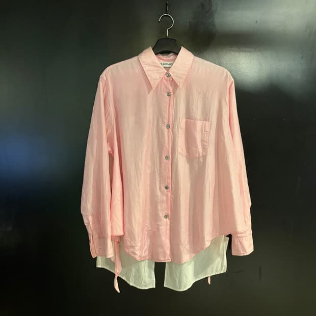 아워레가시 밑단 레이어드 셔츠