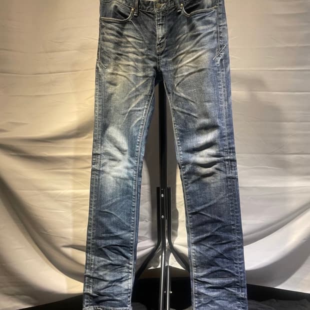 Gosta de fuga 더티 워싱 데님 디올진