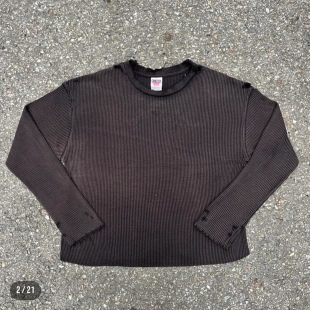 소버 굿즈 와플 써멀 티 오네이타