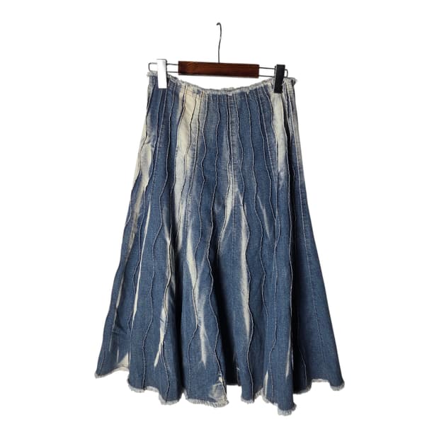[JPN] 빈티지 오리엔탈 데님 롱스커트