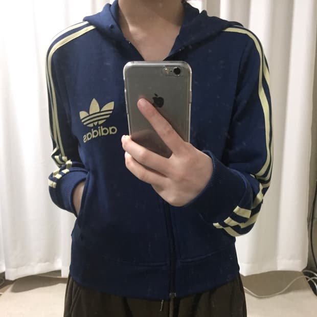 아디다스 네이비 레몬 후플 후드집업 져지 100