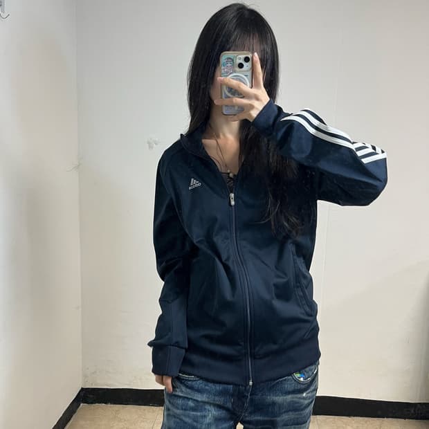 Adidas Navy Essentials Track Jacket