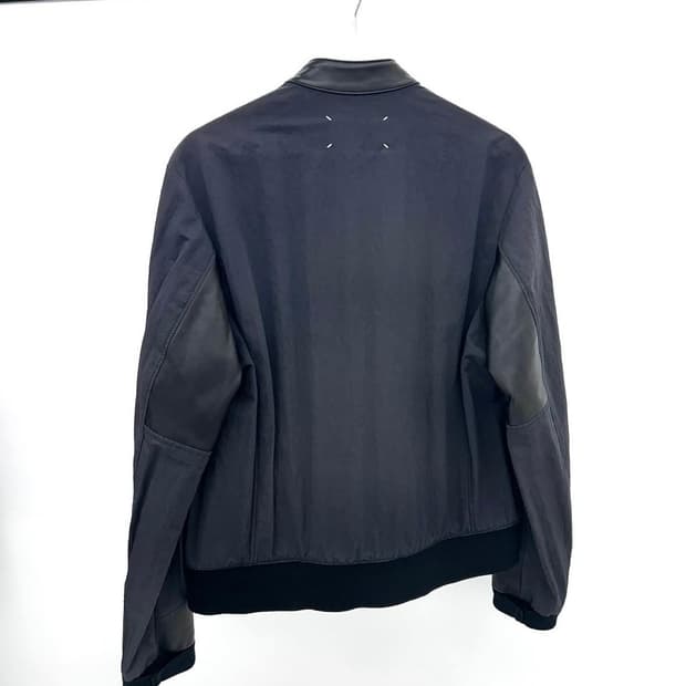 마르지엘라 나일론 레더 파라슈트 자켓