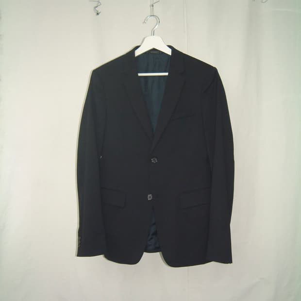 Jil sander 本人期 2014ss black jacket 46