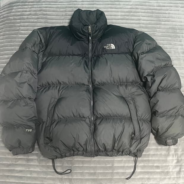 노스페이스 눕시700 무광 차콜 해외판 L