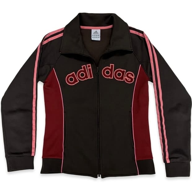 아디다스 희귀 갈핑 핑크 브라운 져지 트랙탑