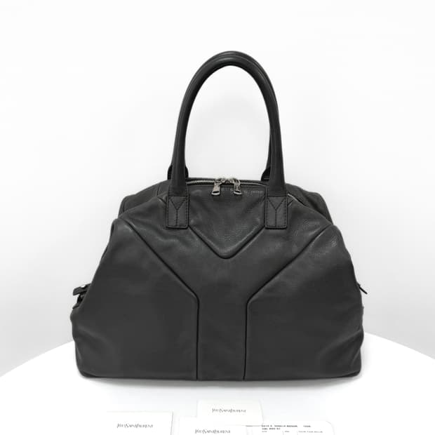 생로랑 카프스킨 Y 이지 토트백