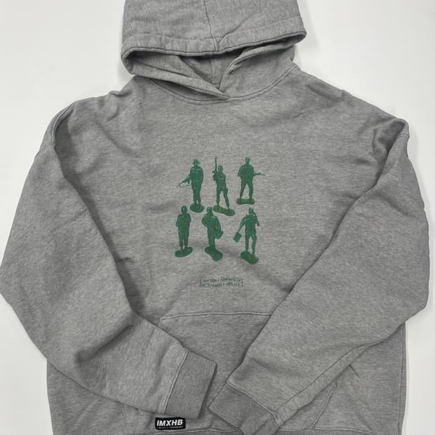 iamnotahumanbeing hoodie gray