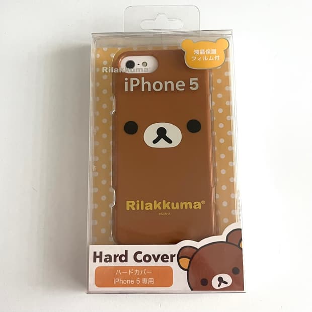 산엑스 리락쿠마 아이폰 5 se1 폰케이스 정품 인형 키링 고전