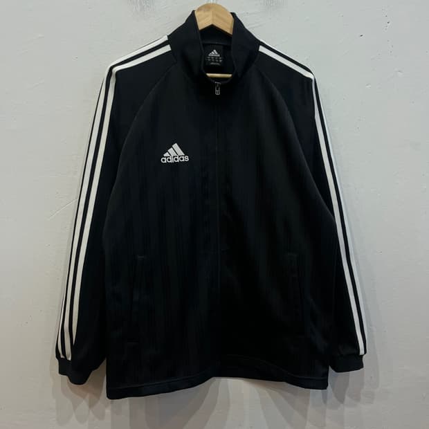 아디다스 재팬 백로고 트랙탑 져지 블랙