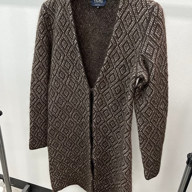 여) 막스마라 이태리 자가드 롱가디건 