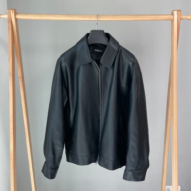 DOFFJASON 싱글 레더 자켓