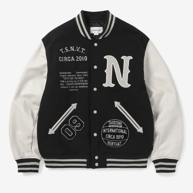 [XL] 디스이즈네버댓 오리지널 바시티 자켓 네이비