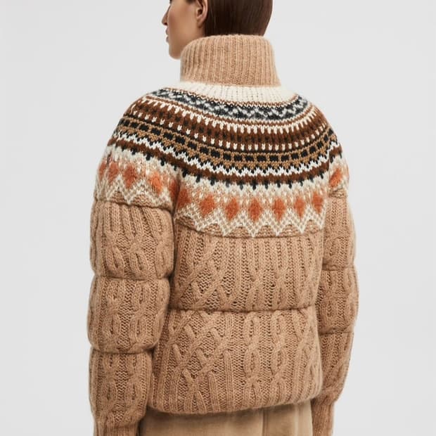 [S] 몽클레어 그레노블 와그레인 니트 다운