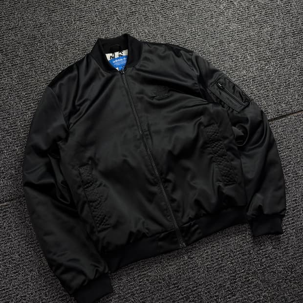 아디다스 슈퍼스타 ma-1 사틴 봄버 자켓 1863