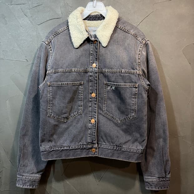 [36] ISABEL MARANT 이자벨 마랑 데님 쉐르파 자켓