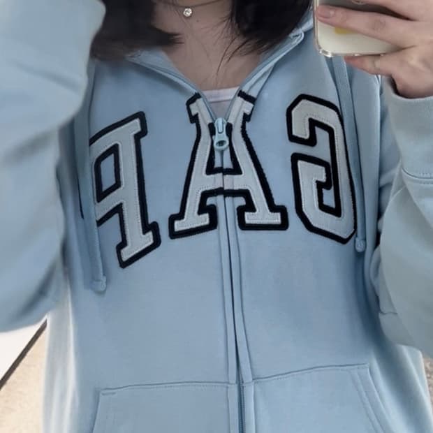 갭 gap 후드집업