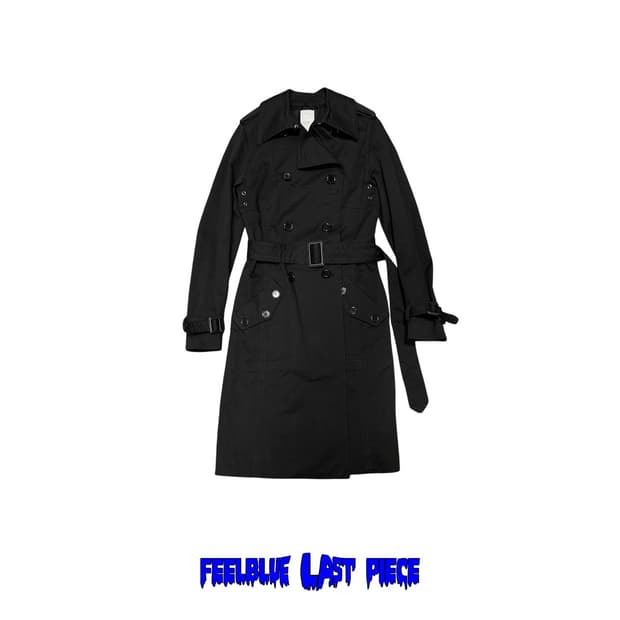 Belted Gothic Trench Coat