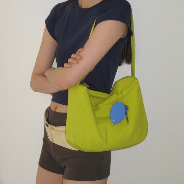 삽니다) Pote Mogu Shoulder Bag_Vintage Lime