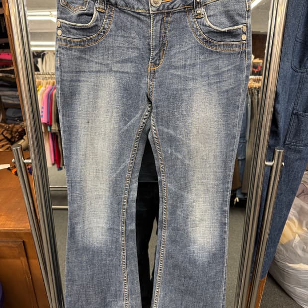 japanese vintage 여성 부츠컷 데님