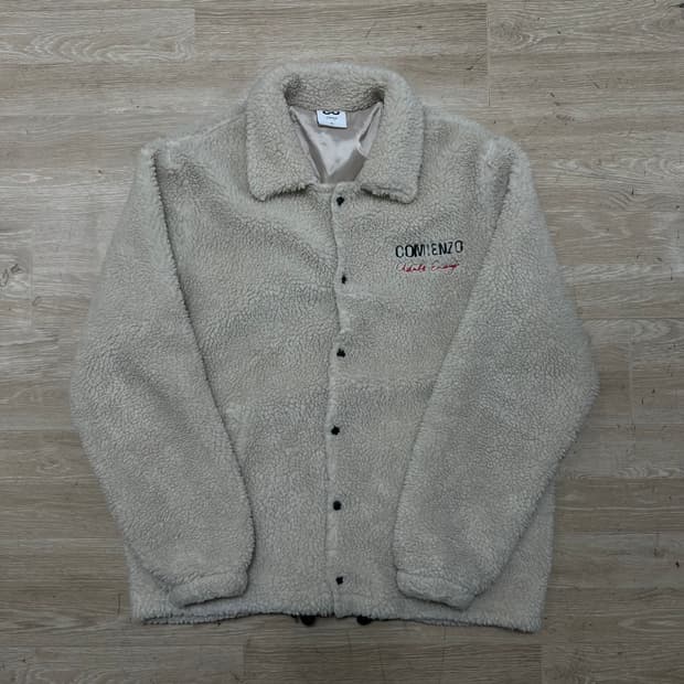 코미엔조 뽀글이 후리스 플리스 코치자켓 [아이보리] XL/105