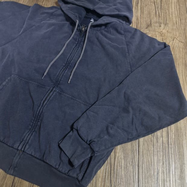 (미시착새상품) YEEZY GAP 후드집업 포에틱 블랙 S