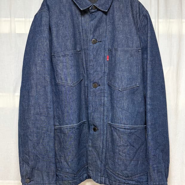 리바이스 데님 하프 코트 자켓