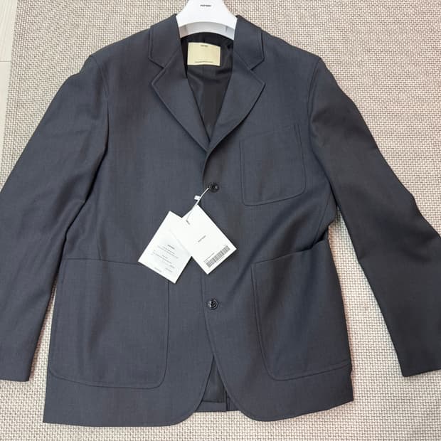 포터리 파인 울 스포츠 자켓 미드그레이 1 사이즈