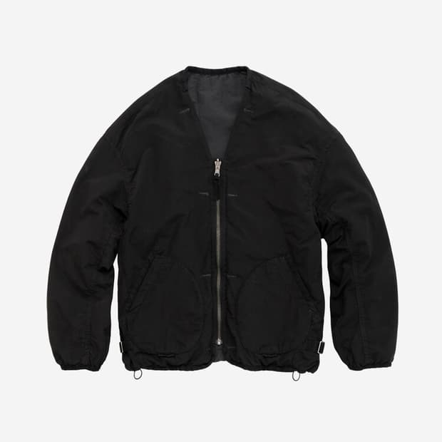 [2] 폴리테루 라이너 자켓 블랙 차콜