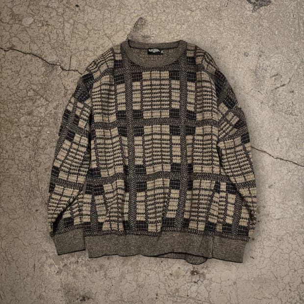 80s Nicole St Gilles 크루넥 스웨터 Made  Italy