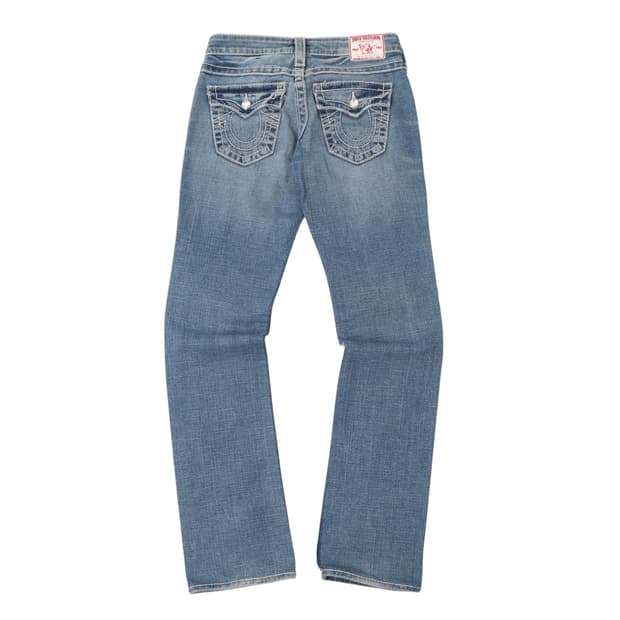 트루릴리젼 디스코 빌리 빅 티 데님팬츠