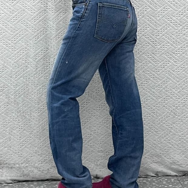 리바이스 빈티지 캐주얼 워싱 데님팬츠 31인치 C07908