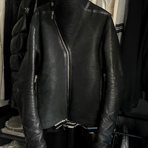 12fw 릭오웬스 몰리노 시어링 무스탕 자켓 48size