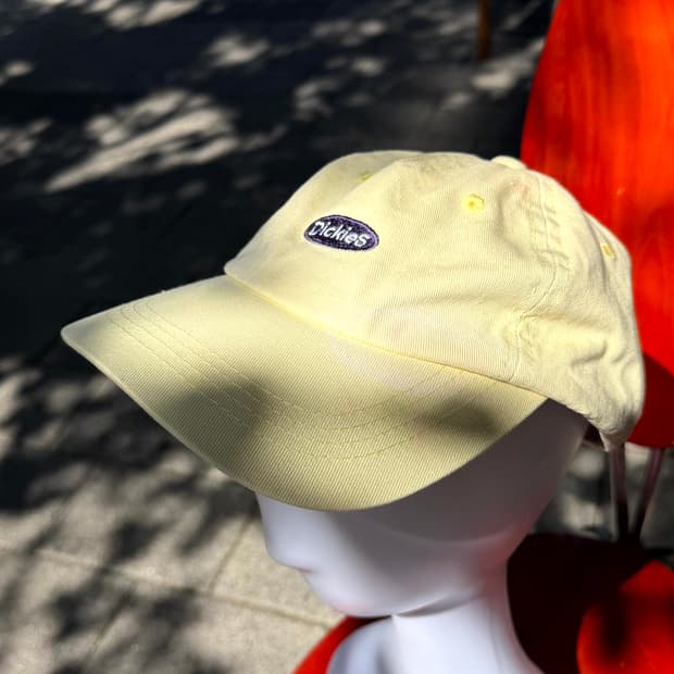 Dickies Pastel Yellow Logo Cap
